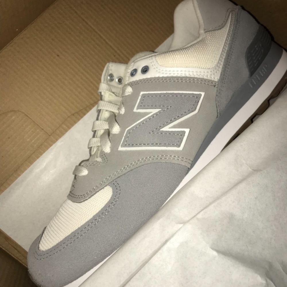 New balance 574 gray sz 10